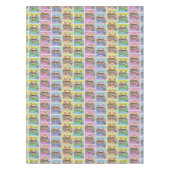 POP ART BURGER (Hamburger) Tafelkleed (Voorkant)