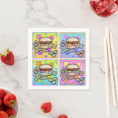 POP ART BURGER SERVETTEN (Insitu)