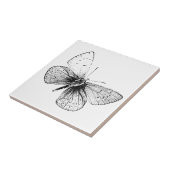 Pop Art Butterfly Tegeltje (Zijkant)