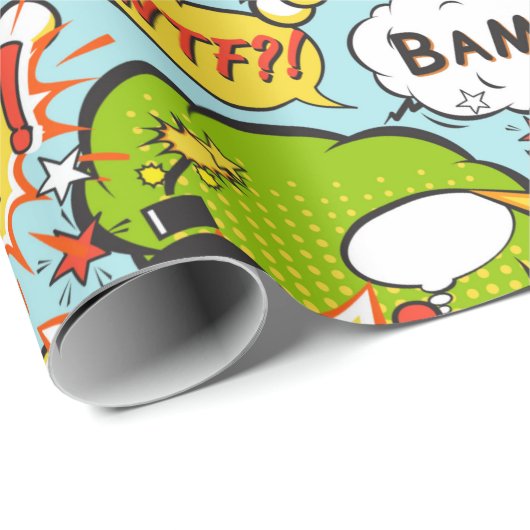 Pop Art Cadeaupapier (Rol Hoek)