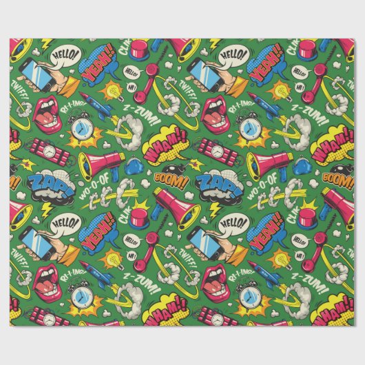 Pop Art Cadeaupapier (Vlak)