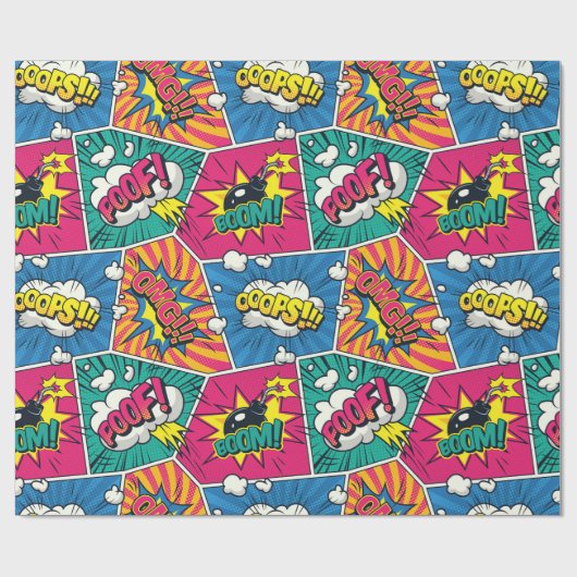 Pop Art Cadeaupapier (Vlak)