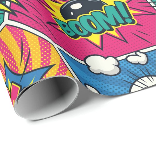 Pop Art Cadeaupapier (Rol Hoek)