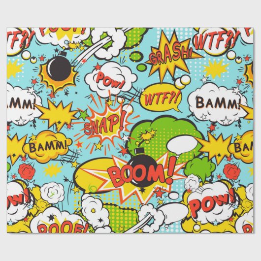 Pop Art Cadeaupapier (Vlak)