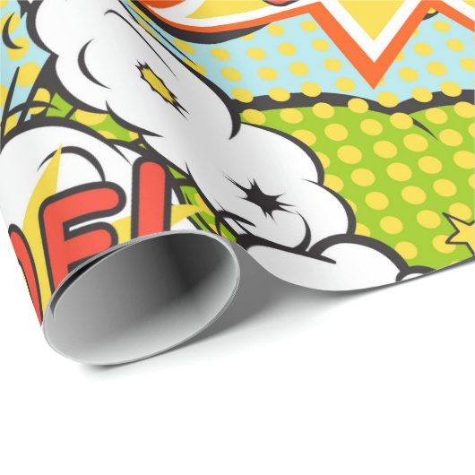 Pop Art Cadeaupapier (Rol Hoek)