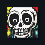 "Pop Art Calavera: een hedendaagse twist Canvas Afdruk<br><div class="desc">Titel: "Pop Art Calavera: A Contemporary Twist" Kunstwerk van Nate Haselton Design Beschrijving: "Stap in een wereld waar traditie en moderniteit samenkomen met onze dynamische canvas kunst getiteld 'Pop Art Calavera: A Contemporary Twist." Dit boeiende stuk neemt de iconische Calavera schedel en verbeeldt deze opnieuw door het levendige en speelse...</div>