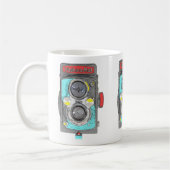 Pop Art  camera. Koffiemok (Links)