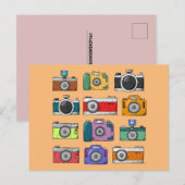 POP ART CAMERAS-BRIEFKAARTEN BRIEFKAART (Voorkant / Achterkant)