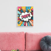 Pop-art Canvas Afdruk (Insitu (Woonkamer))