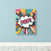 Pop-art Canvas Afdruk (Insitu (Houten vloer))