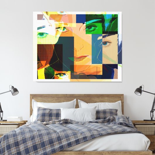 Pop Art Canvas Afdruk (Insitu (Slaapkamer))