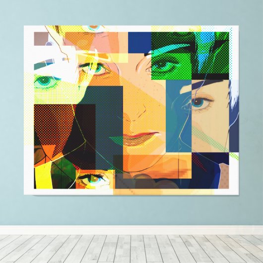 Pop Art Canvas Afdruk (Insitu (Houten vloer))