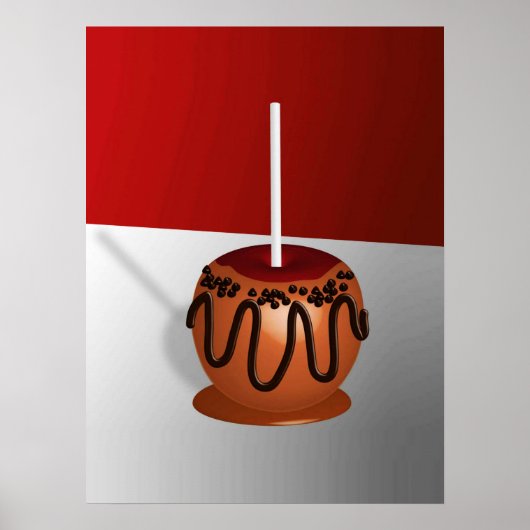 Pop Art Caramel Apple Poster (Voorkant)