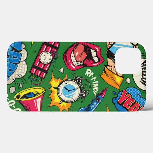Pop Art Case-Mate iPhone Case (Achterkant (horizontaal))