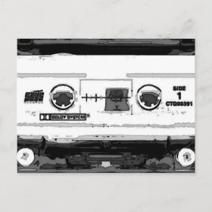Pop Art Cassette Briefkaart