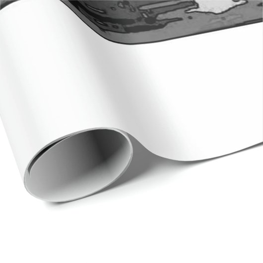 Pop Art Cassette Cadeaupapier (Rol Hoek)