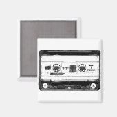 Pop Art Cassette Magneet (Voorkant / Achterkant)