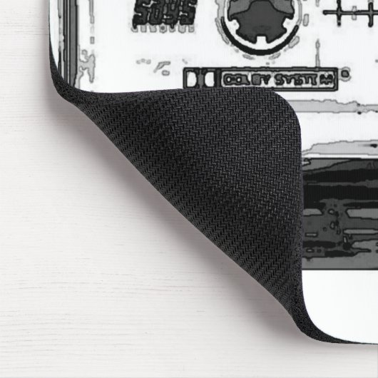 Pop Art Cassette Muismat (Hoek)