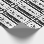 Pop Art Cassette Retro Cadeaupapier (Hoek)