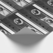 Pop Art Cassette Retro Vintage Cadeaupapier (Hoek)