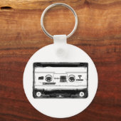 Pop Art Cassette Sleutelhanger (Voorkant)