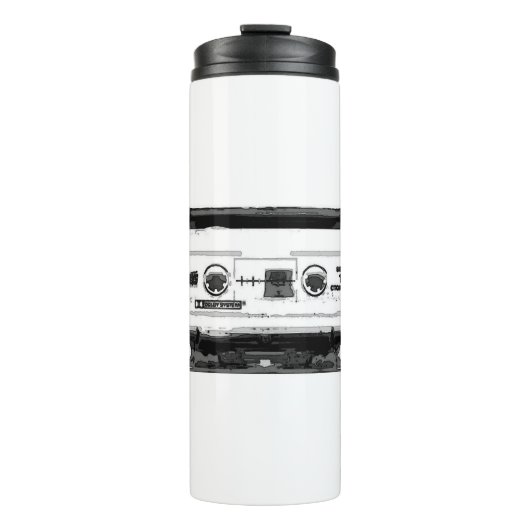 Pop Art Cassette Thermosbeker (Voorkant)