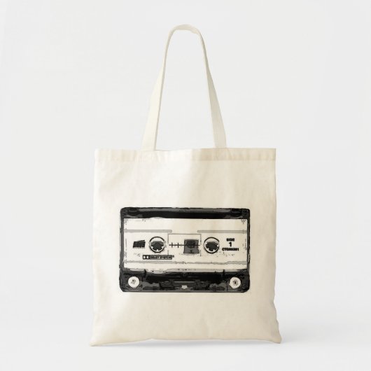 Pop Art Cassette Tote Bag (Voorkant)