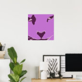 Pop Art Cat Closeup Poster (Thuiskantoor)