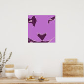 Pop Art Cat Closeup Poster (Keuken)