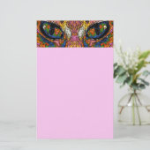 Pop Art Cat Eyes Stationery Briefpapier (Staand voorkant)