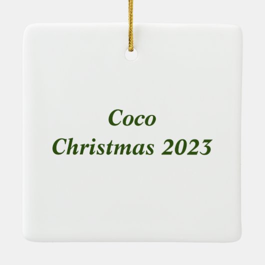 Pop Art Cat Keramisch Ornament (Achterkant)