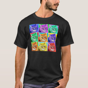 Pop Art Cat T-shirt