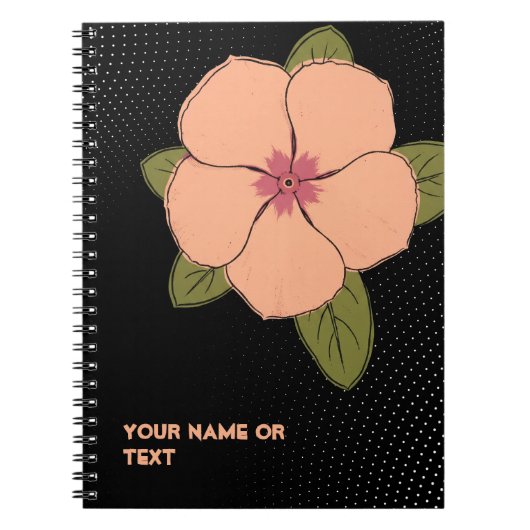 Pop Art Catharanthus 'Boa': Het Levensreddende Onk Notitieboek (Voorkant)