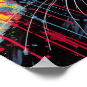 Pop Art Cats: Zwart Poster (Hoek)