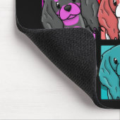 Pop Art Cavalier King Charles Spaniel Muismat (Hoek)