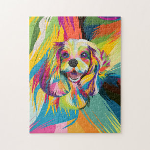 Pop Art Cavalier King Charles Spaniel Puzzle Legpuzzel