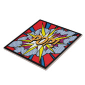 Pop Art Ceramic Tile Tegeltje (Zijkant)