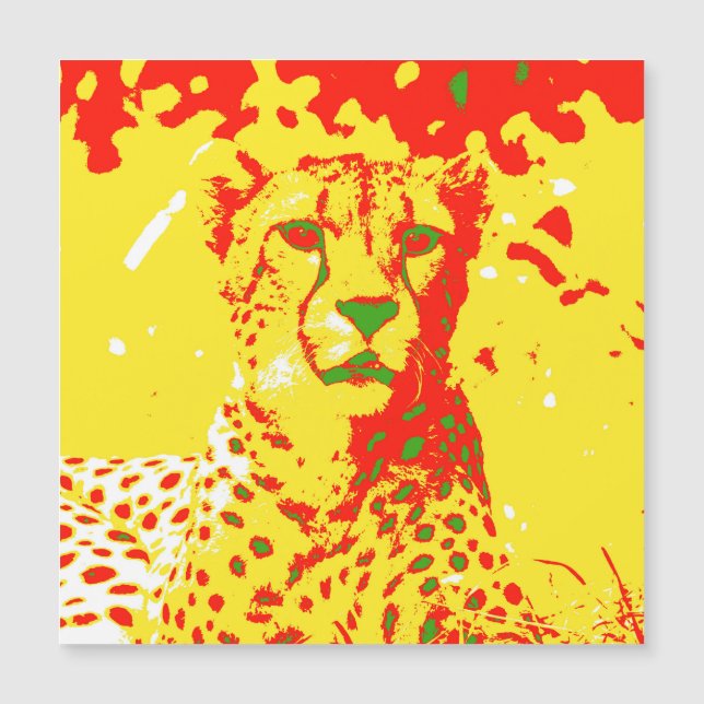 Pop Art Cheetah (Voorkant)