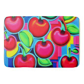 Pop Art Cherry Burst Badmat (Voorkant)