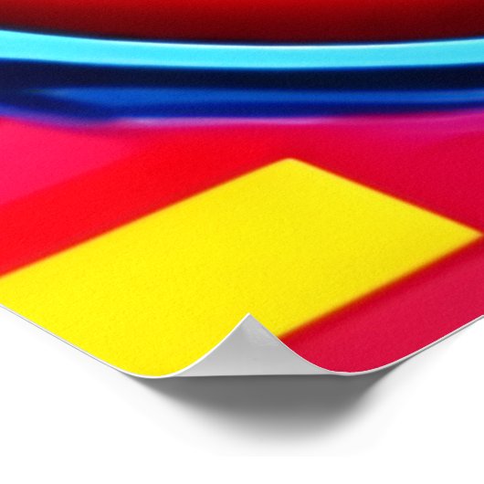 Pop Art Cherry Burst Poster (Hoek)