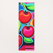 Pop Art Cherry Burst Yogamat (Achterkant)