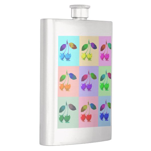 Pop Art Cherry Pattern Flacon (Rechts)