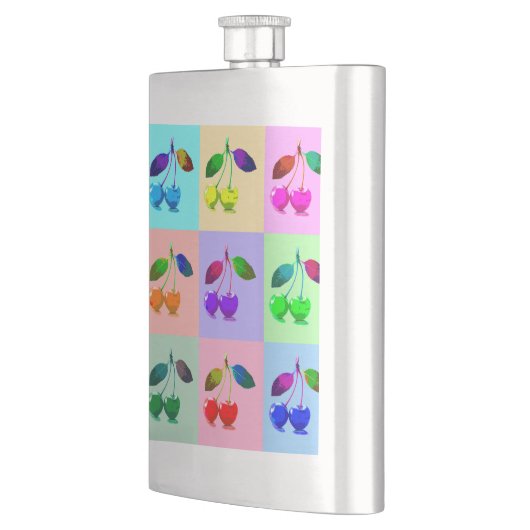 Pop Art Cherry Pattern Flacon (Links)