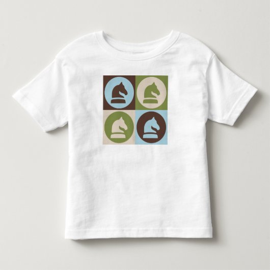 Pop Art Chess Kinder Shirts (Voorkant)