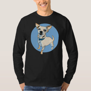 Pop Art Chihuahua Hondenras Grafisch T-shirt