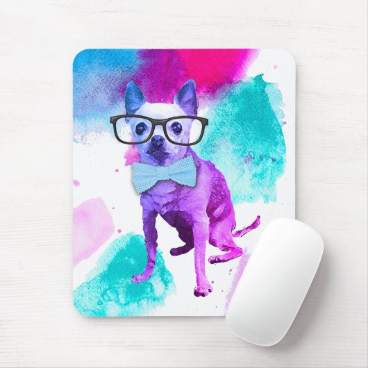 Pop Art Chihuahua Muismat (Met muis)