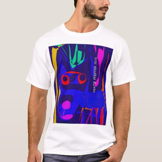 Pop Art Chihuahua T-shirt (Voorkant)