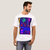 Pop Art Chihuahua T-shirt (Voorkant volledig)