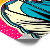 POP-ART CHIMPANSEE 4 POSTER (Hoek)