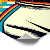 POP-ART CHIMPANSEE POSTER (Hoek)